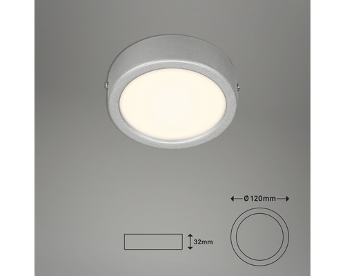 Runde Deckenleuchte mit den Maßen 120 mal 32 Millimeter