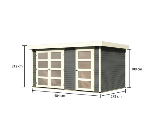 Gartenhaus mit Abmessungen