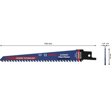 Bosch Expert Fiber Plaster Säbelsägeblatt, 150 mm