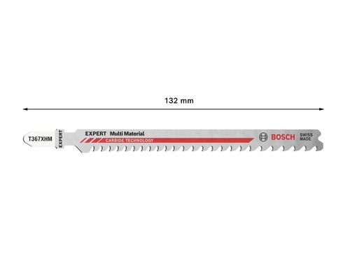 Bosch Expert Multi Material Stichsägeblatt mit einer Länge von 132 Millimeter