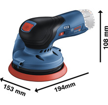 Akku-Exzenterschleifer GEX 12V-125 Bosch Professional inkl. L-BOXX