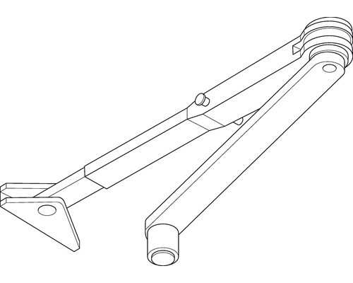 Hebelnietzange im Aufriss