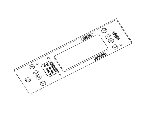 Montageplatte für Türschließer