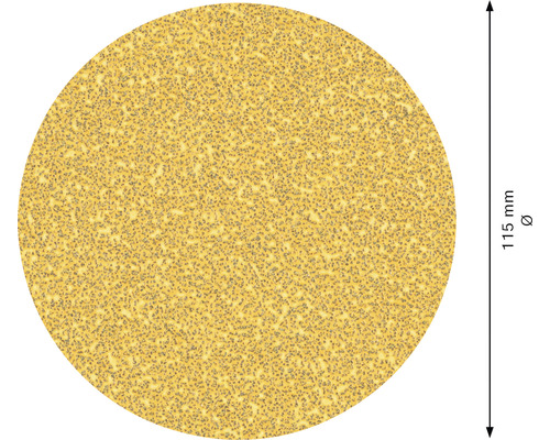 Schleifscheibe mit einem Durchmesser von 115 mm