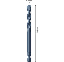 Bohrer mit 8,5 Millimeter Durchmesser und einer Länge von 105 Millimeter