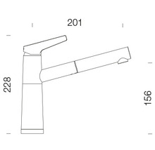 Niederdruckarmatur mit Handbrause Schock Sc-510 stone 554123-thumb-3