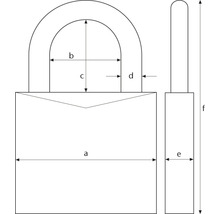 Vorhängeschloss Abus 75/30 Messing Lock-Tag 30 mm-thumb-4