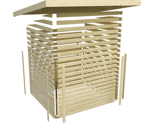 Holzunterstand Bausatz mit Dach