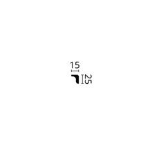 Profipack Deckenleiste D0, 30 x 2 m, 15 x 25 mm