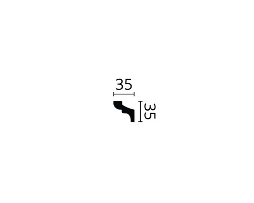 Abmessungsprofil 35 x 35 Millimeter