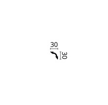 Deckenleiste K 1 St. 2 m x 70 x 70 mm
