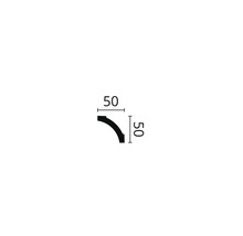 Profipack Deckenliste D20, 6 x 6er Pack à 2 m, 50 x 50 mm