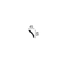 Profipack Deckenleiste E26, 18 x 2 m, 45 x 65 mm