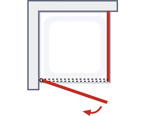 Darstellung eines Kippfensters mit Drehfunktion