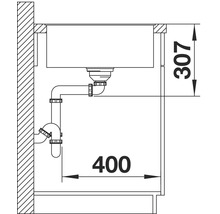 Spüle Blanco AXIA III 45 S-F 770 x 500 mm anthrazit 523193