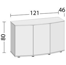 Aquarium Unterschrank Juwel SBX Vision 260 121x46x80 cm helles Holz