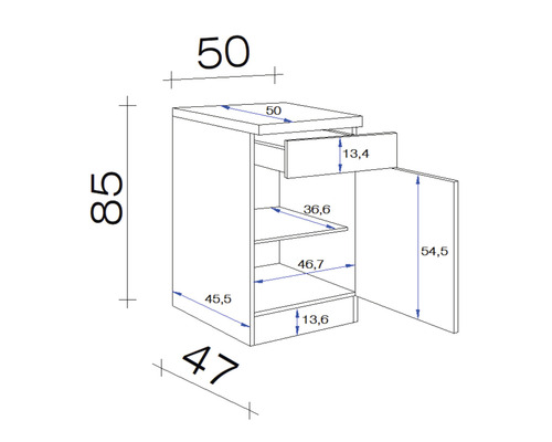 Praktische Schubladenfächer Aus ABS – Ordner Für Küche, Büro & Mehr (37 X 18,5 X 10 Cm)