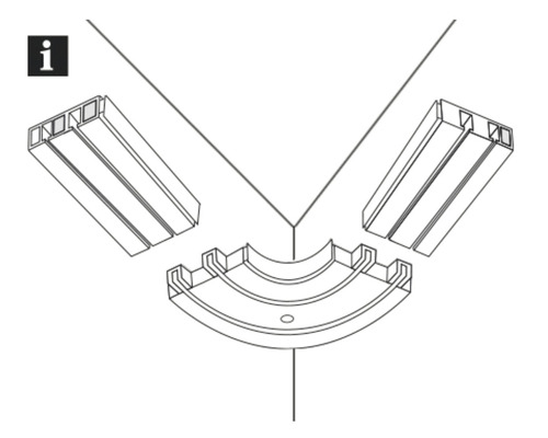 Eckverbinder für Profile