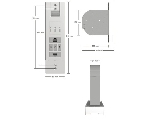 Schellenberg Rollodrive Recogedor de cinta de persiana 65 Standard