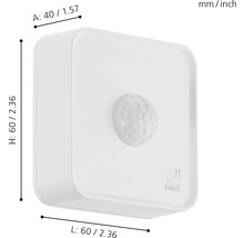 Bewegungsmelder PIR Sensor Crosslink weiß IP44 Bluetooth-thumb-3
