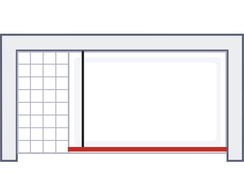 Darstellung eines Fensters mit Jalousie