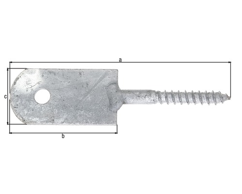 Schraubhaken mit metrischen Angaben