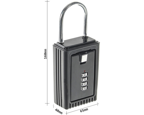 Schlüsselsafe mit Zahlenkombination zur sicheren Schlüsselaufbewahrung