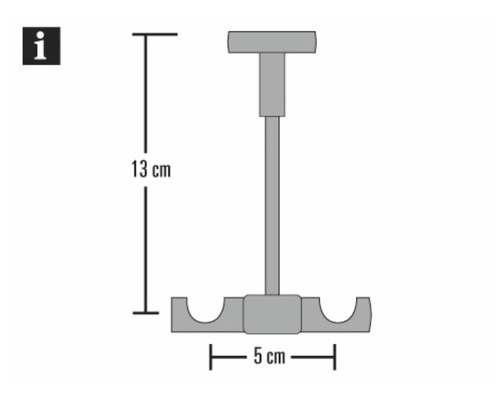 JR Products Gardinenträger Typ B Mit Haken – 14 Stück Pro Packung | Für Rollgardinen, Lebenslange Garantie