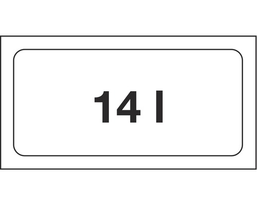 Symbol für 14 Liter Volumen