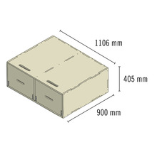 Buildify Campingbox Carolin Schubladensystem u.a. VW 900x1106x405 mm (LxBxH) (ohne Montage- und Befestigungsmaterial)-thumb-8 Buildify Campingbox Carolin Schubladensystem u.a. VW 900x1106x405 mm (LxBxH) (ohne Montage- und Befestigungsmaterial)-thumb-8