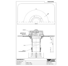 TopWet Sanierungsgully mit integrierter PVC-Manschette NW 110 mm H = 400 mm