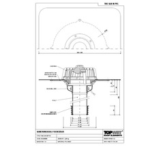 TopWet Sanierungsgully mit integrierter und beheizbarer PVC-Manschette NW 90 mm H = 400 mm