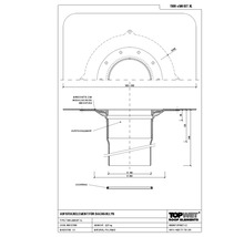 TopWet Aufstockelement für Dachgullys mit integrierter Bitumen-Manschette NW 160 mm H = 540 mm