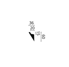 LED Leiste IL4, 1 x 2 m, 60 x 36 mm