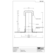 TopWet Dachentlüfter mit integrierter Bitumen-Manschette NW 110 mm H = 300 mm