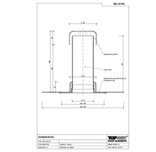 TopWet Dachentlüfter mit integrierter PVC-Manschette NW 125 mm H = 300 mm