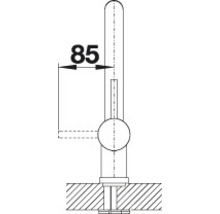 Blanco Küchenarmatur LINUS-S HEBEL LINKS chrom 514019-thumb-3