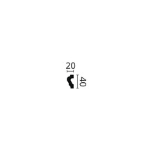 Wandleiste WL2 1 St. 2 m x 40 x 20 mm