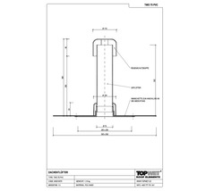 TopWet Dachentlüfter mit integrierter PVC-Manschette NW 75 mm H = 300 mm