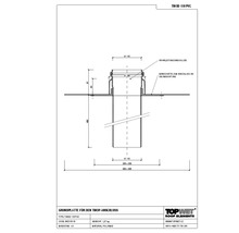 TopWet Dampfsperre-Durchführung mit integrierter Bitumen-Manschette NW 110 mm H = 200+97 mm