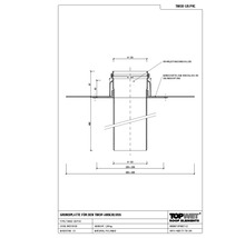 TopWet Dampfsperre-Durchführung mit integrierter Bitumen-Manschette NW 125 mm H = 200+97 mm