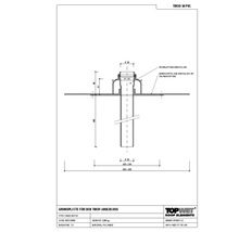 TopWet Dampfsperre-Durchführung mit integrierter PVC-Manschette NW 50 H = 200+97 mm-thumb-1