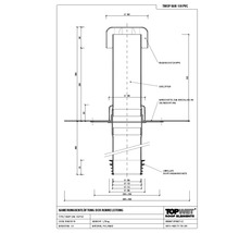 TopWet Sanierungsentlüftung mit integrierter PVC-Manschette NW 110 mm H = 200+332 mm