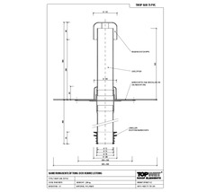 TopWet Sanierungsentlüftung mit integrierter PVC-Manschette NW 75 mm H = 200+332 mm