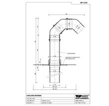 TopWet Kabeldurchführung mit integrierter Bitumen-Manschette NW 110 mm H = 200+523 mm