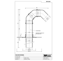 TopWet Kabeldurchführung mit integrierter Bitumen-Manschette NW 125 mm H = 200+523 mm