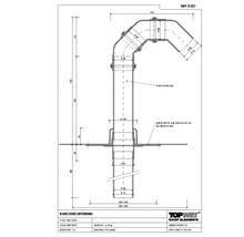 TopWet Kabeldurchführung mit integrierter Bitumen-Manschette NW 75 mm H = 200+523 mm