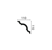Deckenleiste A 1 St. 2 m x 110 x 11 mm