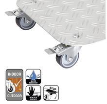 Pflanzenroller Wagner Alaska Aluminium 29x29 cm TK 150 kg