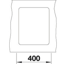 Spüle Blanco SUBLINE 320-F 347 x 427 mm weiß 523419